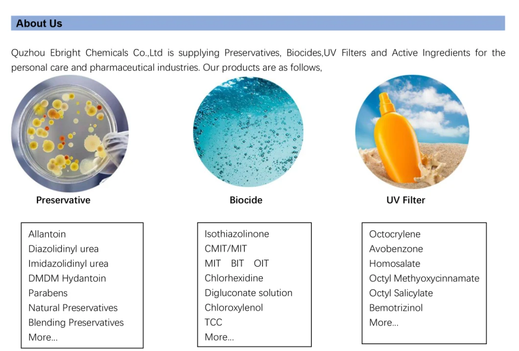 Isothiazolinone Kathon Cmit/Mit Biocide Preservative